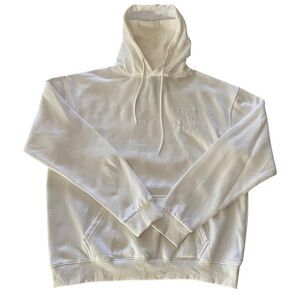 ALF Live Forever Hoodie With Built In Turtle Neck White Size Large